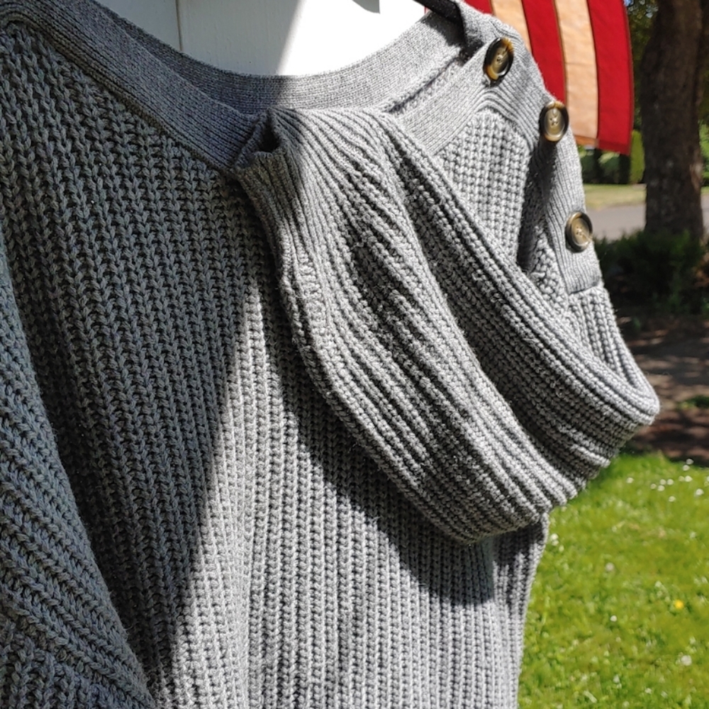 Grey Knit Sweater